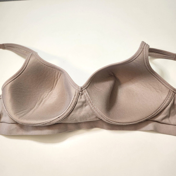 Bali Bra Womens 36B Rose Mauve Comfort Revolution Wireless Padded Adjustable - Picture 5 of 7